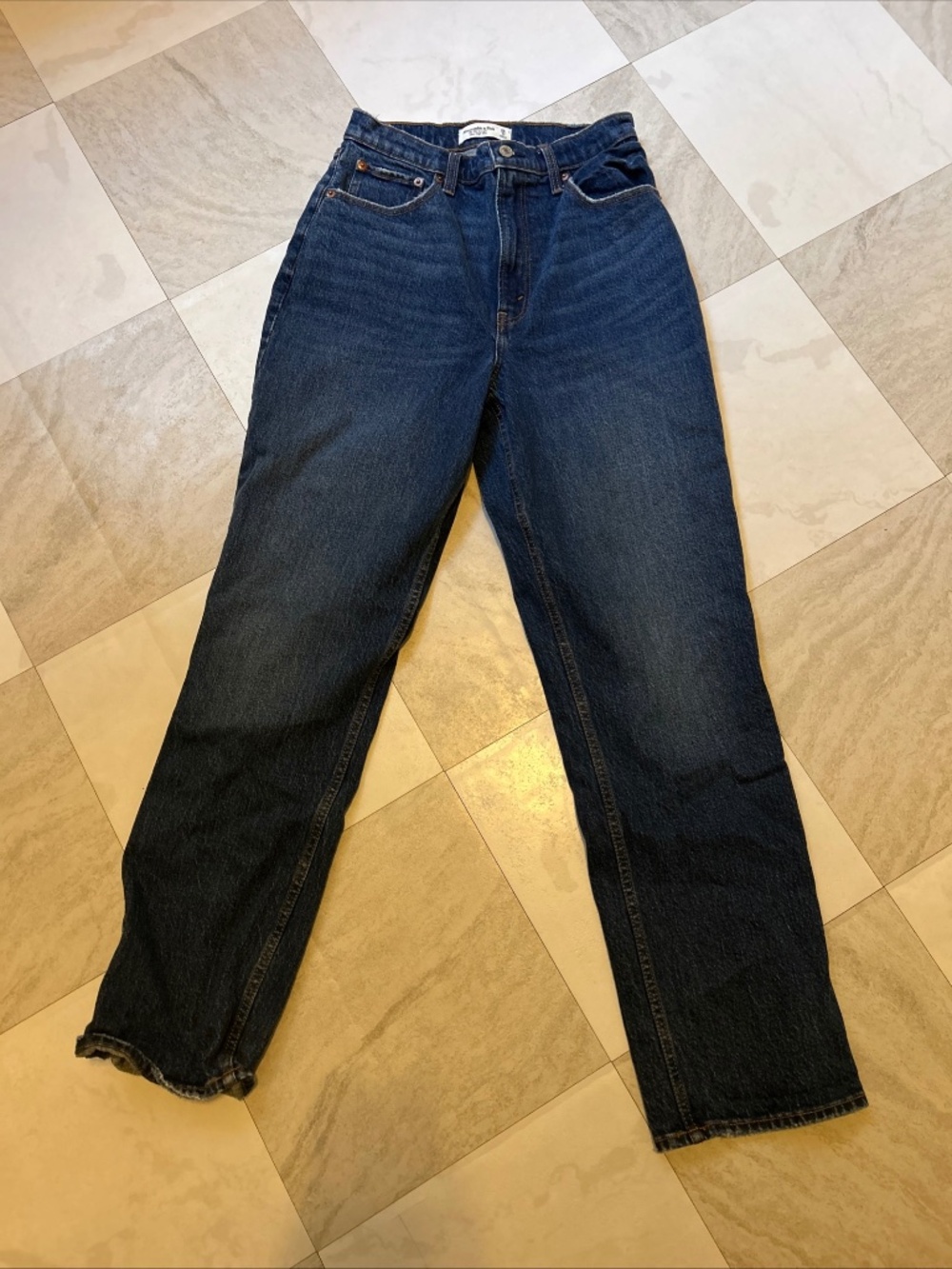 Abercrombie & Fitch The 90s Straight Ultra High Rise Women's Jeans Size 28 6R